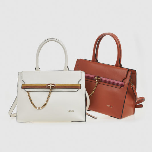 TOTE BAG Dimensions: 30 × 13.5 × 23 cm- Verde Fashion